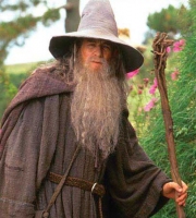 Gandalf, como Ian McKellen