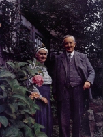 J. R. R. Tolkien e Edith Bratt, já em idade avançada