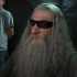 THE HOBBIT is being filmed in 3D. Even wizards have to wear the glasses. Snapped by Peter Jackson in Wellington, 2011