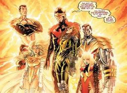 Avengers+vs+x-men+5+Phoenix+Cyclops,+Emma+Frost,+Colossus,+Magik,+Namor,+and+Hope+Summers.jpg