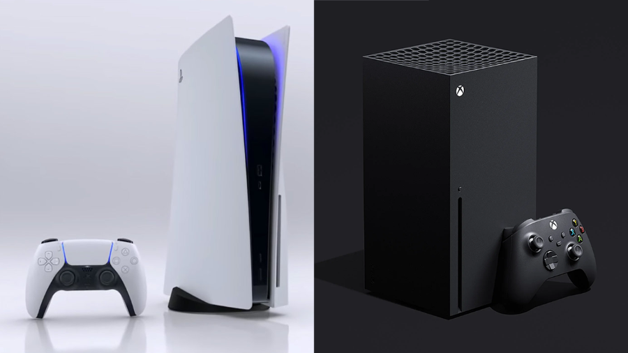 PS5 e Xbox Series X lado a lado - Montagem: Control Freak / Divulgação (Microsoft, Sony)