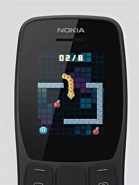 Nokia 1100 Clássico jogo da cobrinha Snake II 
