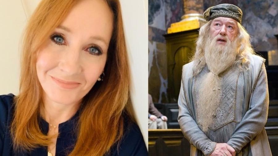 J.K. Rowling faz teste de personalidade e tira Dumbledore - Reprodução / Instagram e Divulgação