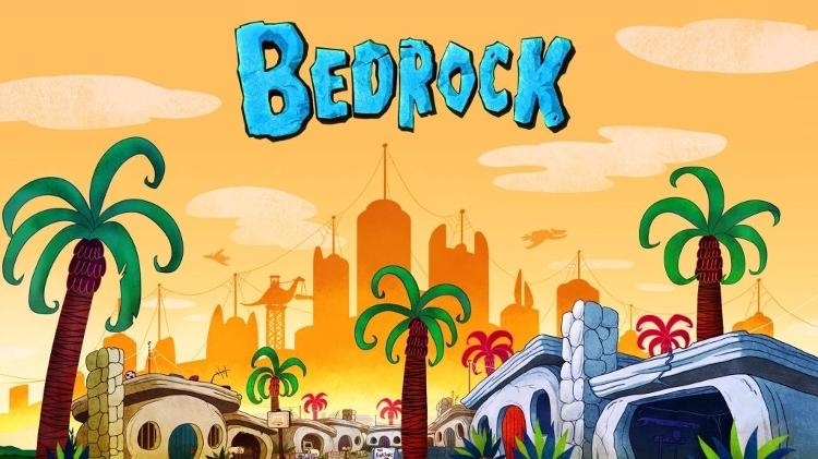 Primeira imagem de 'Bedrock', nova série de 'Os Flintstones' - Reprodução/Twitter - Reprodução/Twitter
