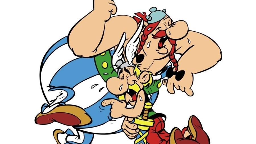 Asterix e Obelix, dois dos personagens mais famosos do mundo das HQs - Divulgação