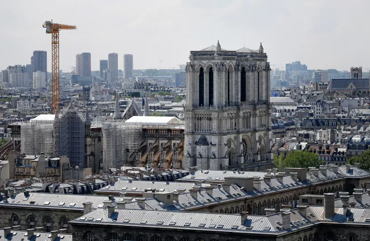 Catedral de Notre Dame em reconstrução - Chesnot/Getty Images - Chesnot/Getty Images
