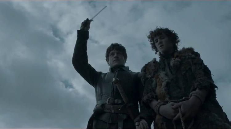 Ramsay e Rickon em cena da sexta temporada de Game of Thrones - Reprodução/HBO - Reprodução/HBO