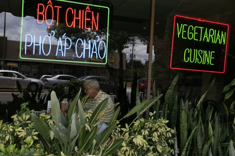 Restaurante vietnamita na região conhecida como Little Saigon, em Orlando - Julie Fletcher/Visit Florida - Julie Fletcher/Visit Florida