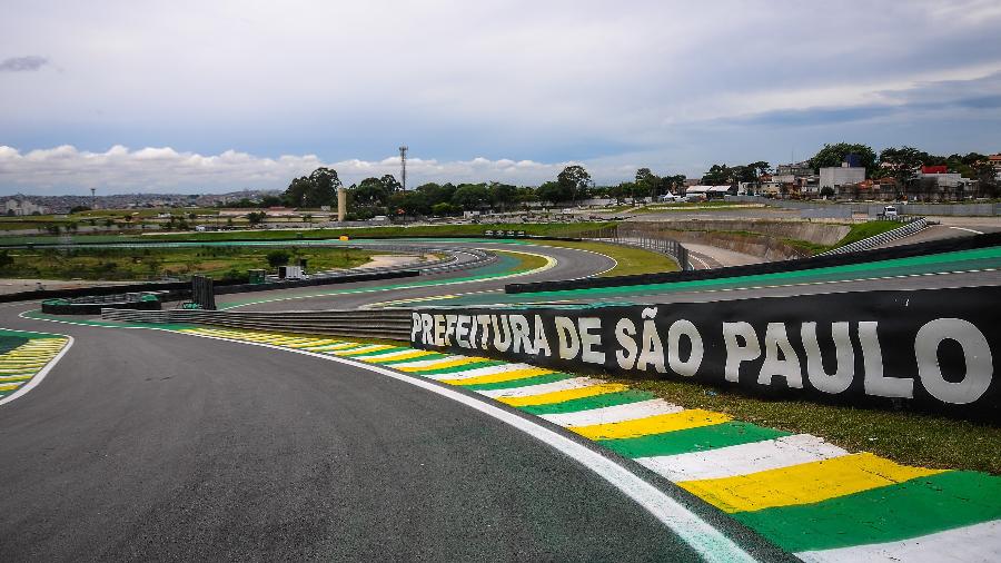 Detalhe do Autódromo de Interlagos na cidade de São Paulo - Duda Bairros/AGIF