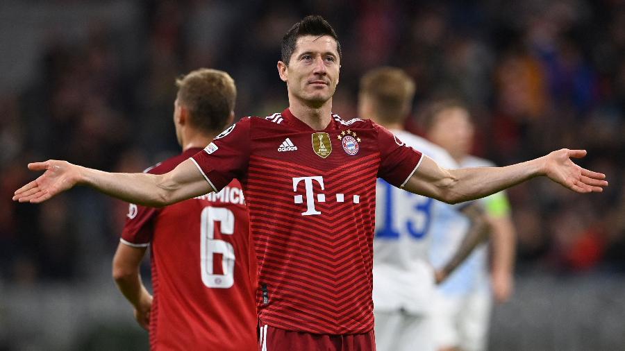 Lewandowski é o homem-gol do Bayern de Munique - CHRISTOF STACHE / AFP