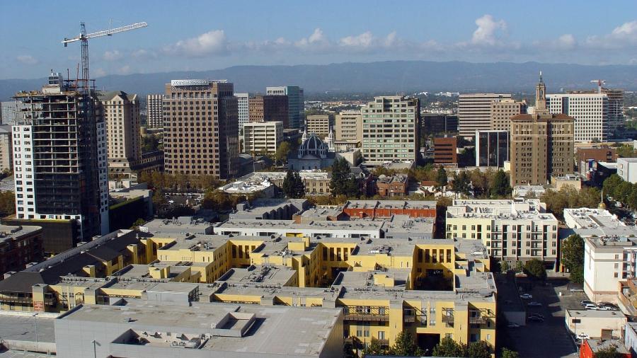 Vista de San Jose, no Vale do Silício (Califórnia) - Helene Labriet-Gross/AFP