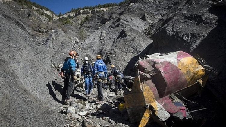 Destroços do avião da Germanwings nos alpes franceses - Y.Malenfer/Ministère de l?Intérieur - Y.Malenfer/Ministère de l?Intérieur