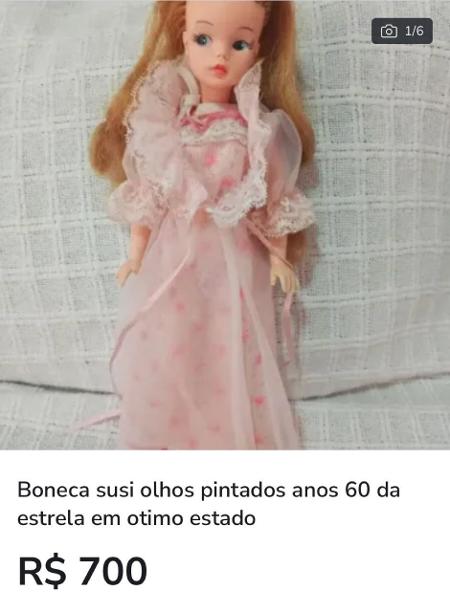 Boneca Susi, à venda por R$ 700
