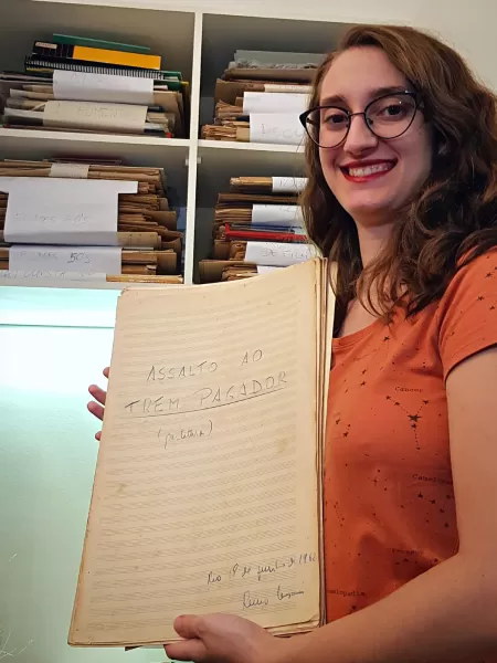 Claudia Usai cataloga acervo manuscrito do avô - Max Kühn/Divulgação - Max Kühn/Divulgação