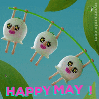 Lily Of The Valley Hello GIF by Aya Murata