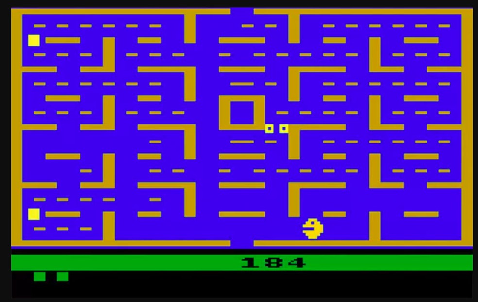 Pac-Man foi o maior sucesso do Atari — Foto: Reprodução/Felipe Vinha