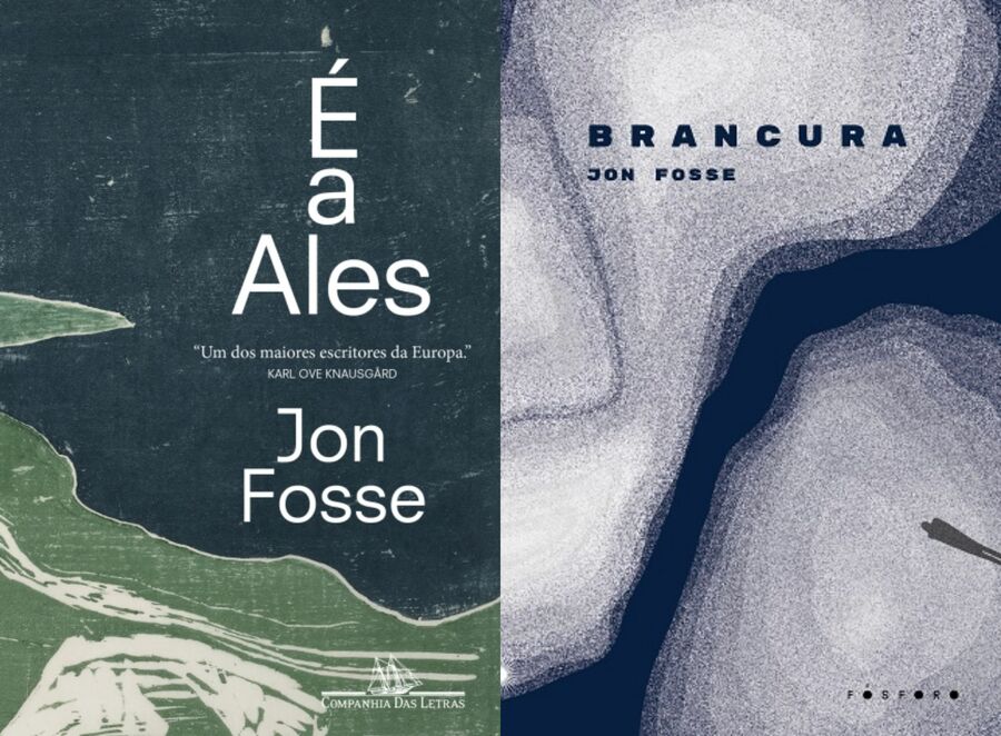 Capas dos livros de Jon Fosse publicados recentemente no Brasil | © Companhia das Letras, Fósforo